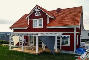 Schwedenhaus Terrasse von Hattinger Holzbau GmbH