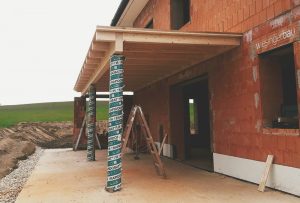 Terrasse in Schildorn Baustelle